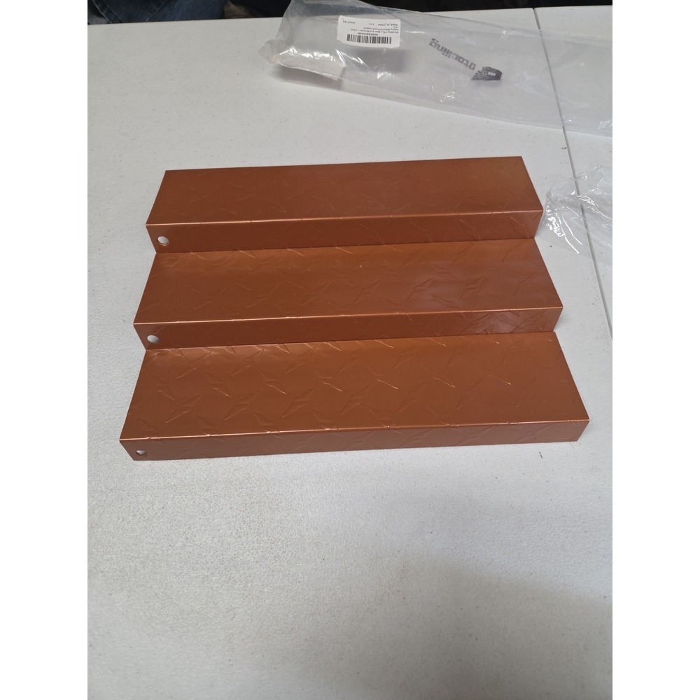 3 Pc Copper Stair Nose Edging Trim‎ Set 12" Metal Window Balcony Tread Cover